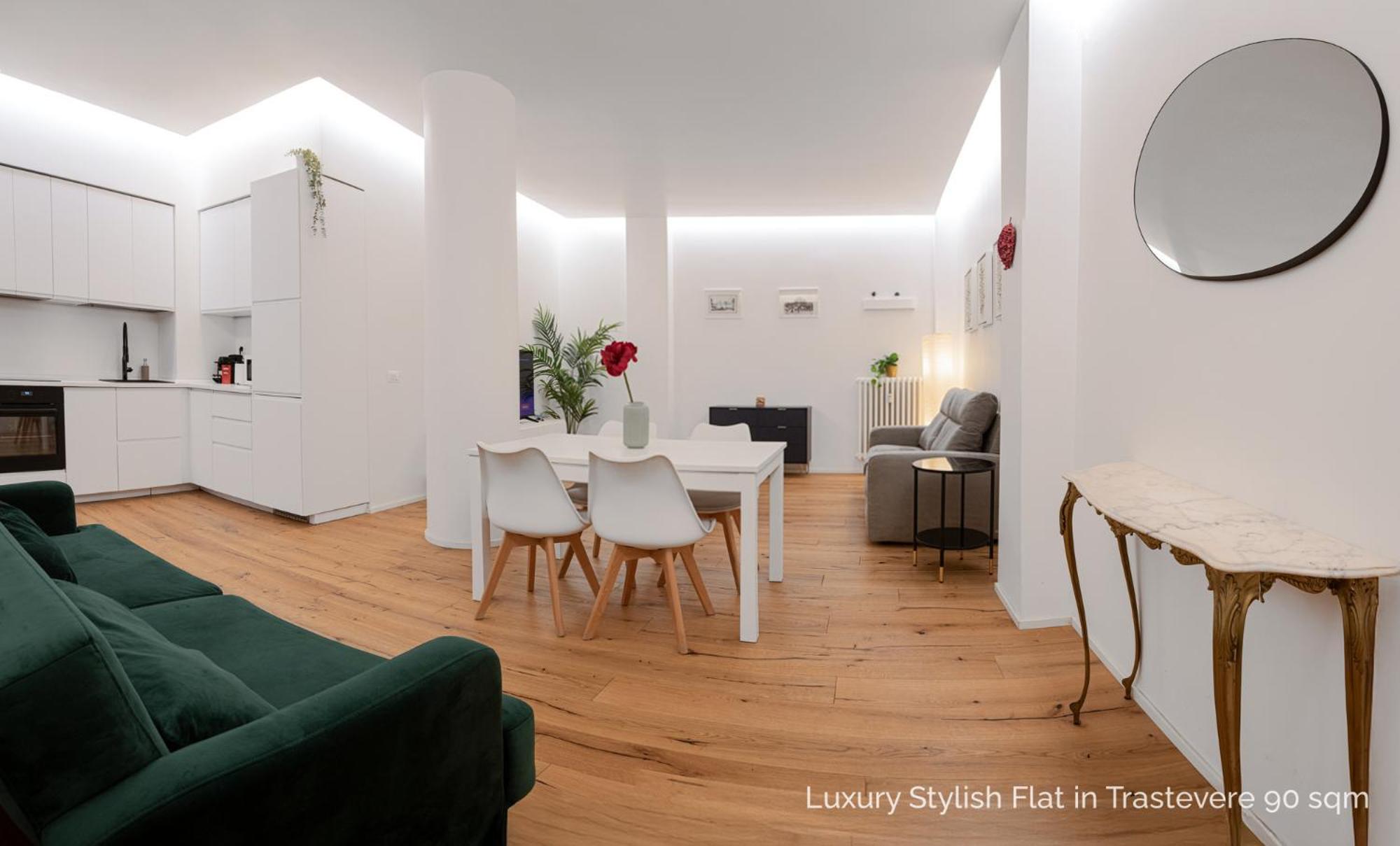 La Dolce Vita - Luxury Stylish Flats In Trastevere 70-90Sqm Rzym Zewnętrze zdjęcie