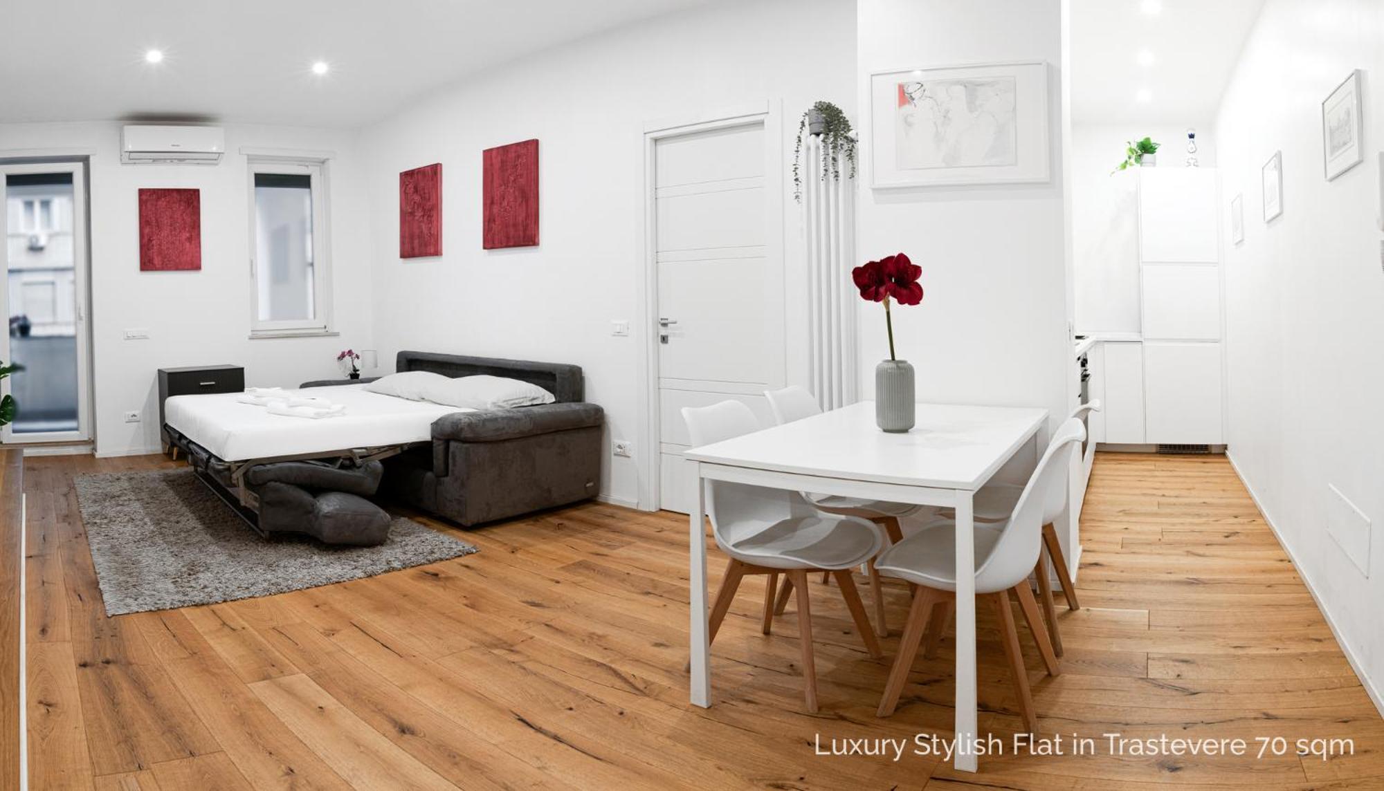 La Dolce Vita - Luxury Stylish Flats In Trastevere 70-90Sqm Rzym Zewnętrze zdjęcie