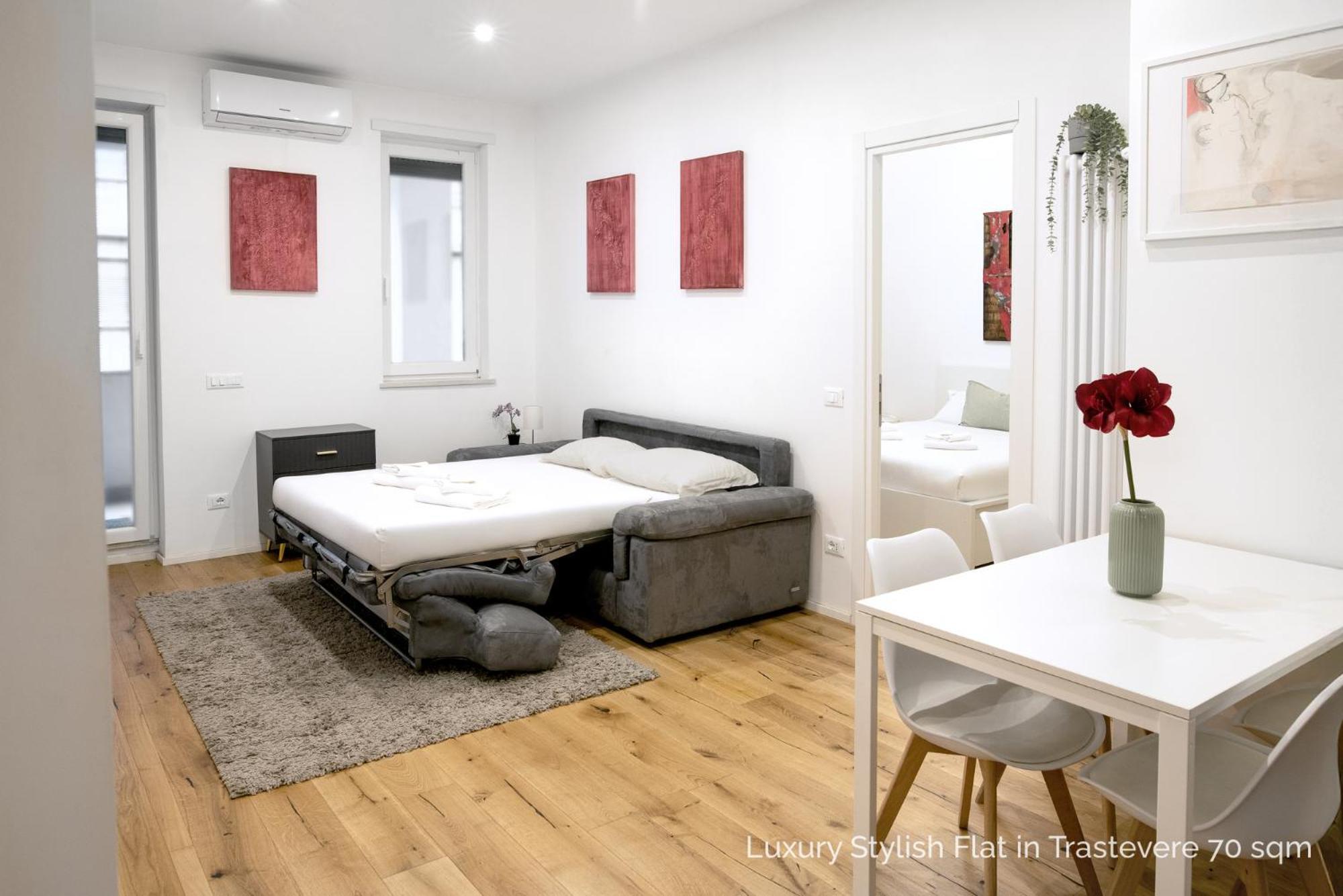 La Dolce Vita - Luxury Stylish Flats In Trastevere 70-90Sqm Rzym Zewnętrze zdjęcie
