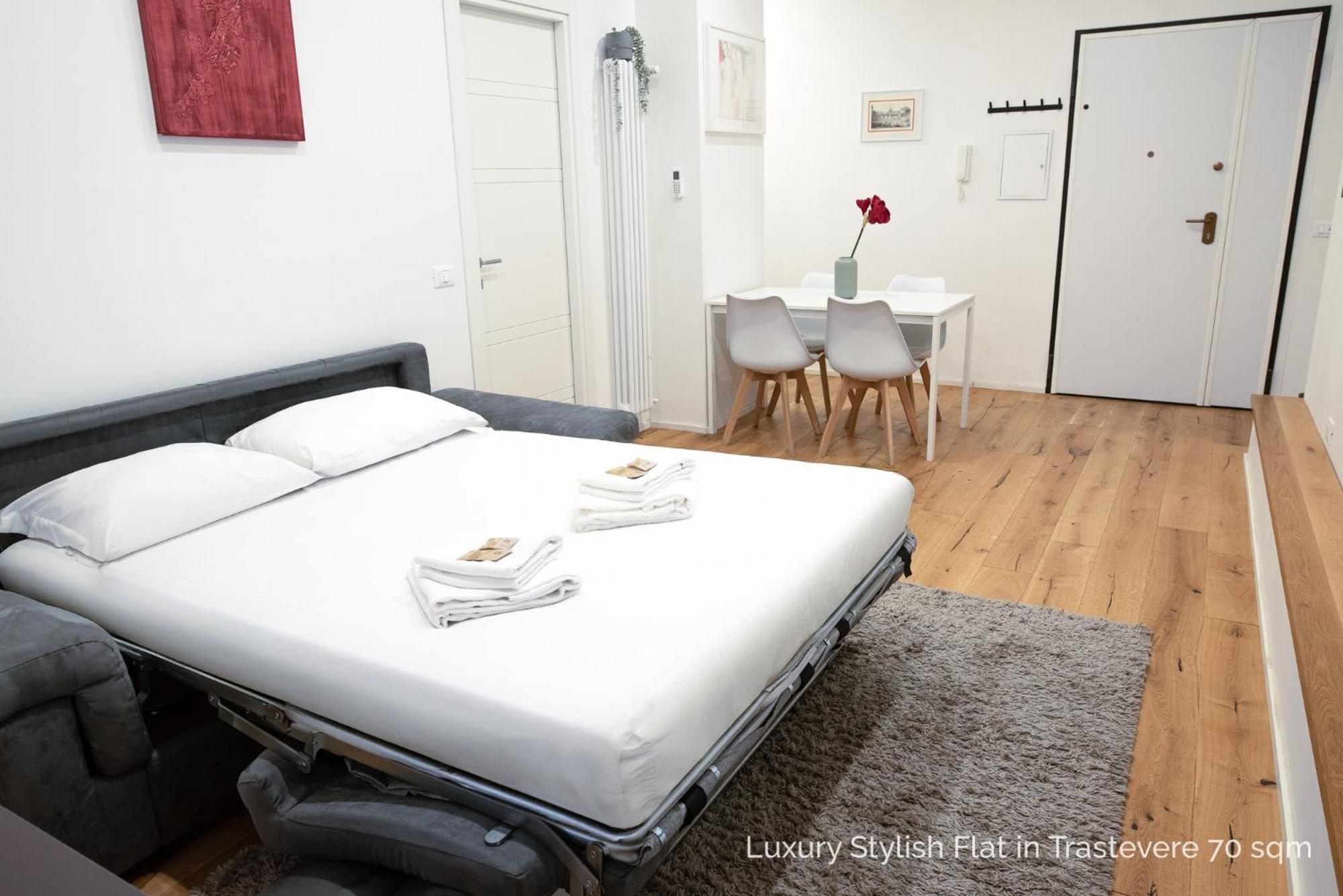 La Dolce Vita - Luxury Stylish Flats In Trastevere 70-90Sqm Rzym Zewnętrze zdjęcie