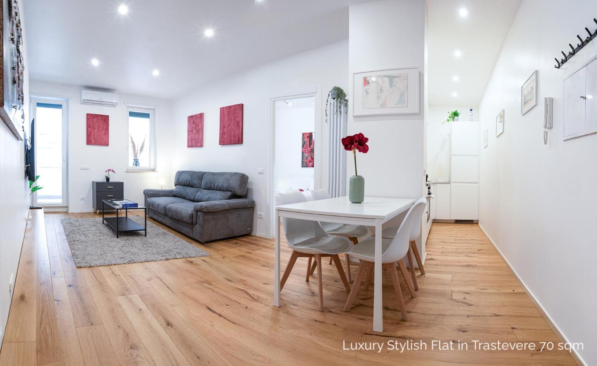 La Dolce Vita - Luxury Stylish Flats In Trastevere 70-90Sqm Rzym Zewnętrze zdjęcie